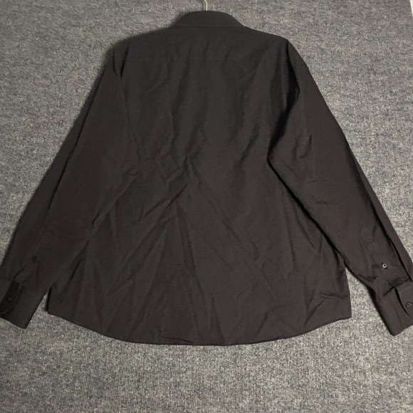 UNTUCKit Dress Shirt Mens 2XL Black Stone Wrinkle-Free Regular Fit Button Down - Picture 3 of 15